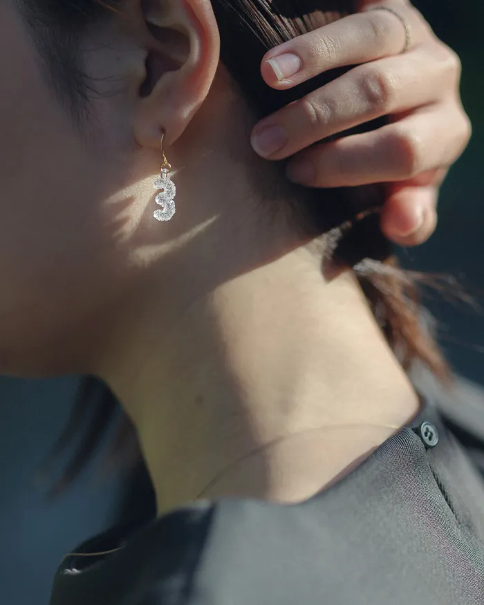 ピアス ブルーベリー1